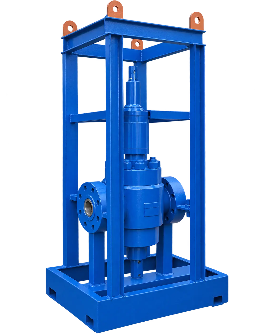 Válvula azul del catálogo de Guzmar Energy